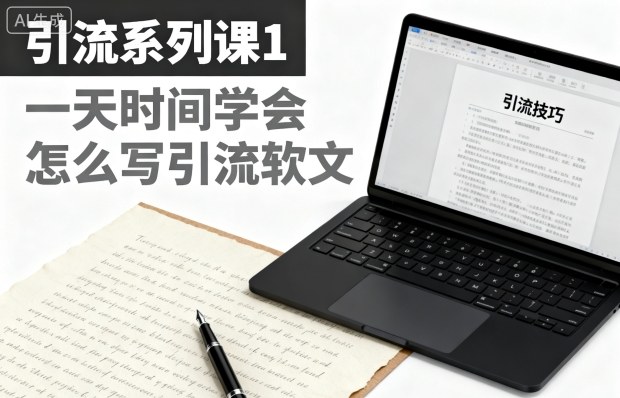 引流系列课1,一天时间学会怎么写引流软文-初遇