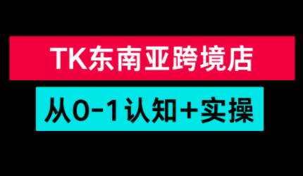 TikTok东南亚跨境从0-1认知实操课-初遇