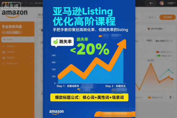 亚马逊Listing优化高阶课程,手把手教你策划高转化率、低跳失率的listing-初遇