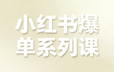 尼采老师·小红书爆单系列课-初遇