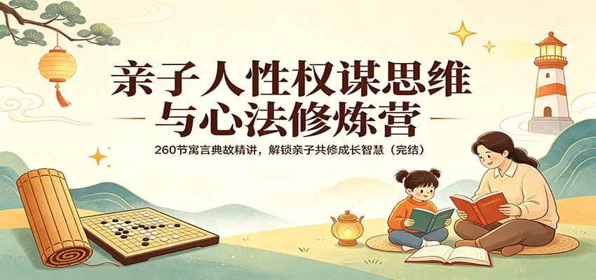 亲子人性权谋思维与心法修炼营：260节寓言典故精讲，解锁亲子共修成长智慧(完结)-初遇