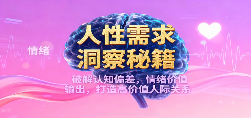 人性需求洞察秘籍,破解认知偏差,情绪价值输出,打造高价值人际关系-初遇