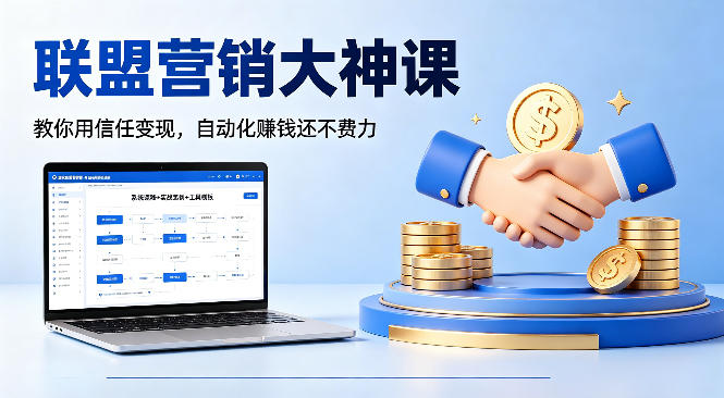 联盟营销大神课，教你用信任变现，自动化賺钱还不费力【原创双语字幕】-初遇