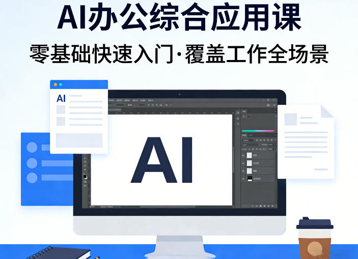 AI办公综合应用课，零基础快速入门，覆盖了工作中各种应用场景-初遇