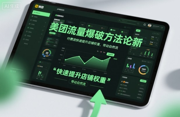 美团流量爆破方法论,付费流快速提升店铺权重,带动自然流-初遇