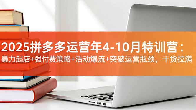 2025拼多多运营年4-10月特训营:暴力起店+强付费策略+活动爆流+突破运营瓶颈,干货拉满-初遇