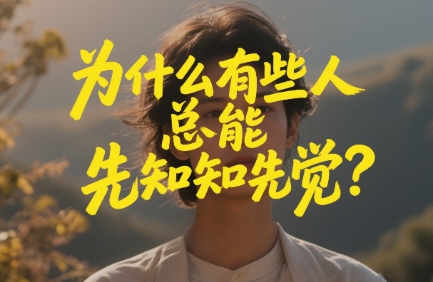 付费文章：为什么有些人总能先知先觉？-初遇