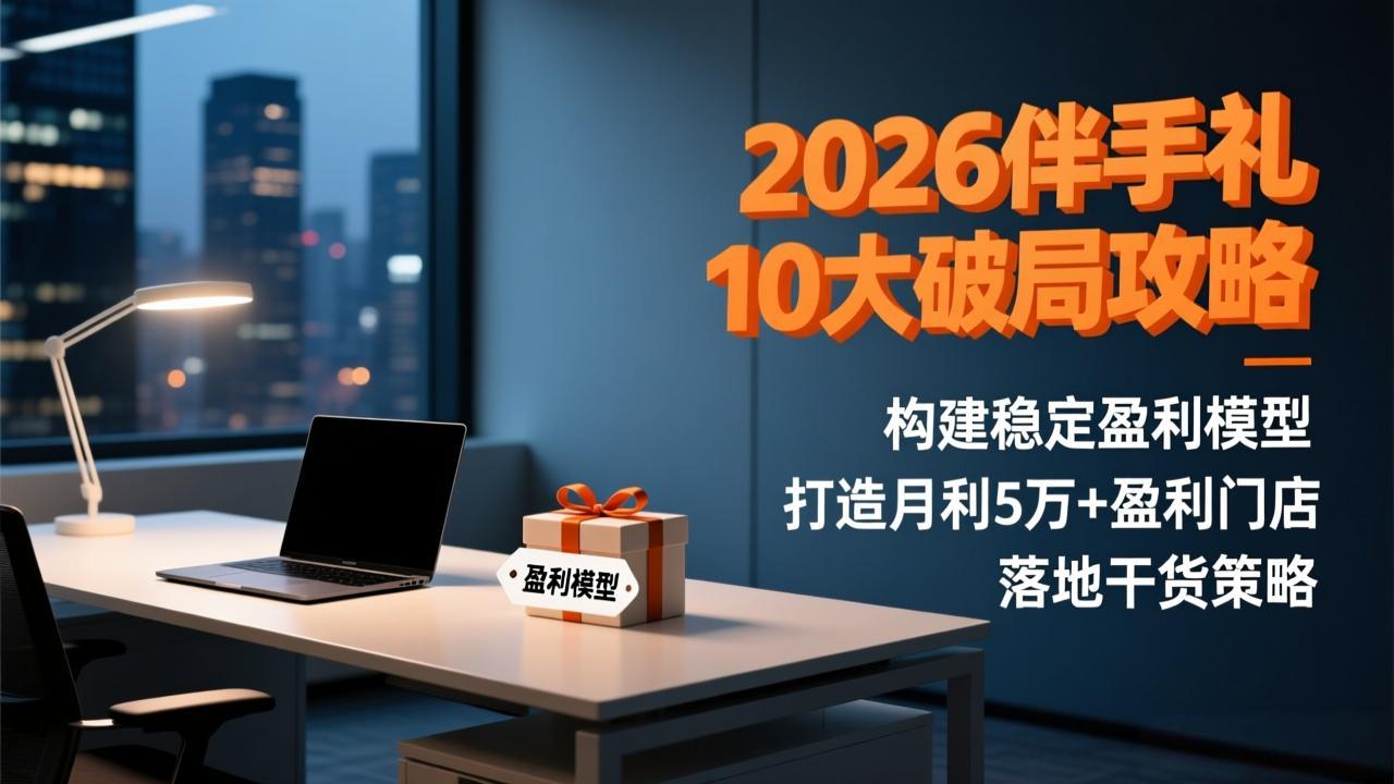 2026伴手礼10大破局攻略：构建稳定盈利模型，打造月利5万+盈利门店，落地干货策略-初遇
