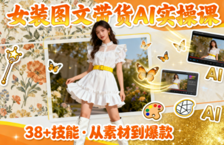 女装图文带货的AI实操课-初遇