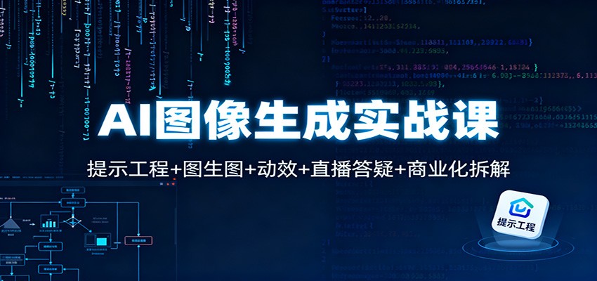 AI图像生成实战课：提示工程+图生图+动效+直播答疑+商业化拆解-初遇