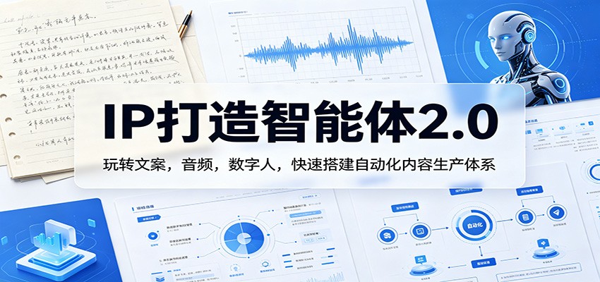 IP打造智能体2.0：玩转文案，音频，数字人，快速搭建自动化内容生产体系-初遇