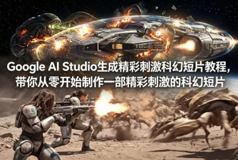 Google AI Studio生成精彩刺激科幻短片教程，带你从零开始制作一部精彩刺激的科幻短片【双语字幕】-初遇