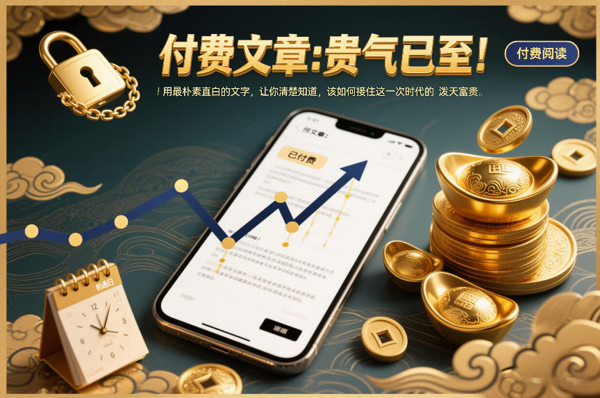 付费文章：贵气已至！用最朴素直白的文字，让你清楚知道，该如何接住这一次时代的泼天富贵-初遇