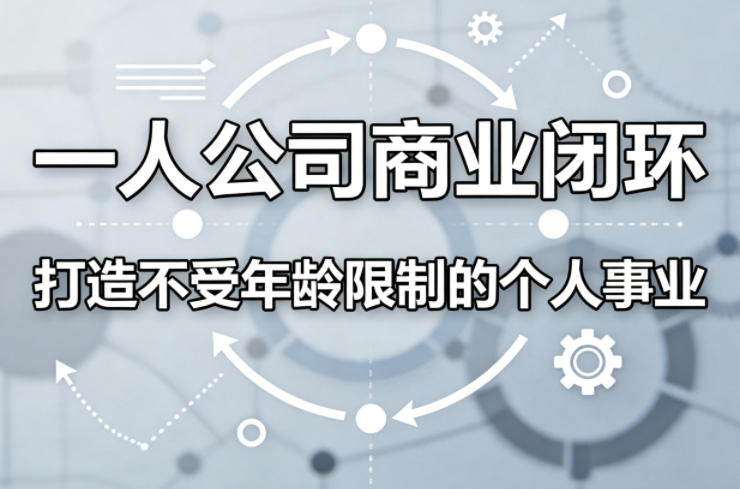 一人公司商业闭环，打造一份不受年龄限制的个人事业-初遇