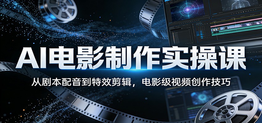 AI电影制作实操课：从剧本配音到特效剪辑，电影级视频创作技巧-初遇