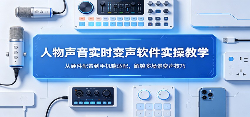 人物声音实时变声软件实操教学：从硬件配置到手机端适配，解锁多场景变声技巧-初遇