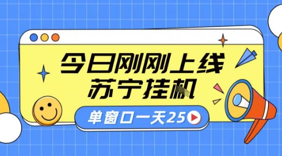 苏宁全自动采集挂G项目 稳定可批量 单窗口收益30+ 附教程【揭秘】-初遇