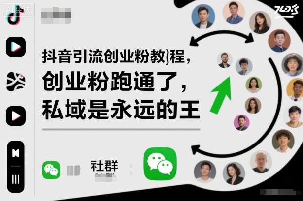 抖音引流创业粉教程,创业粉终于跑通了,私域是永远的王-初遇