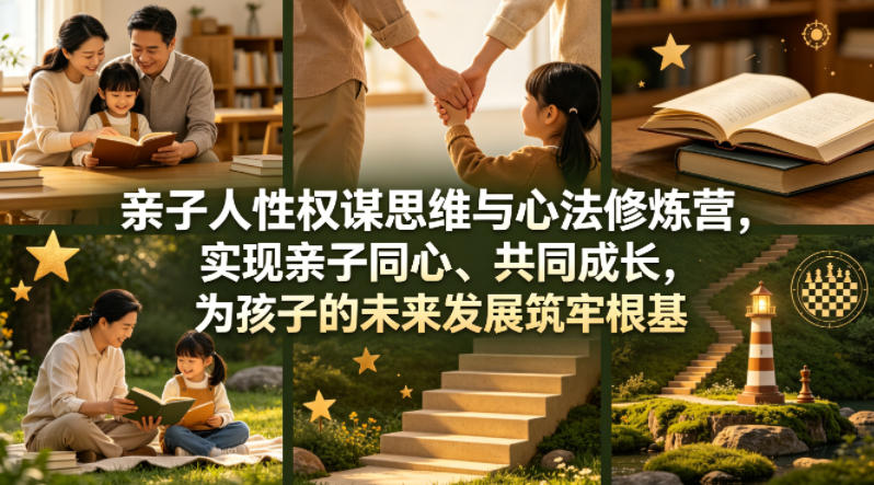 亲子人性权谋思维与心法修炼营，实现亲子同心、共同成长，为孩子的未来发展筑牢根基【音频】-初遇