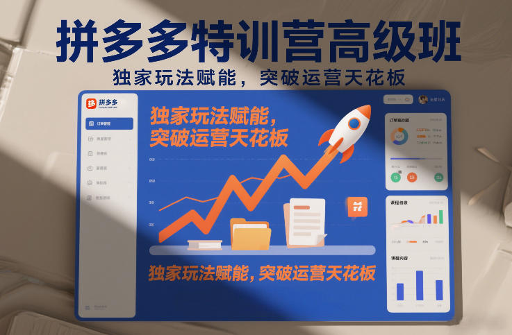 拼多多特训营高阶班，独家玩法赋能，突破运营天花板(更新26年4月18日)-初遇