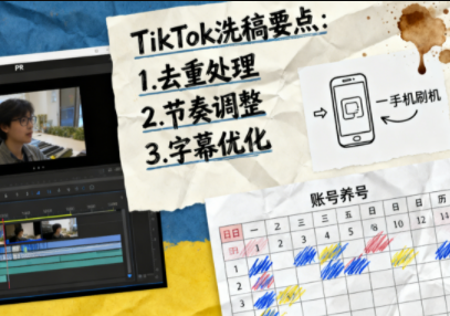 TikTok洗稿剪辑全流程课-初遇