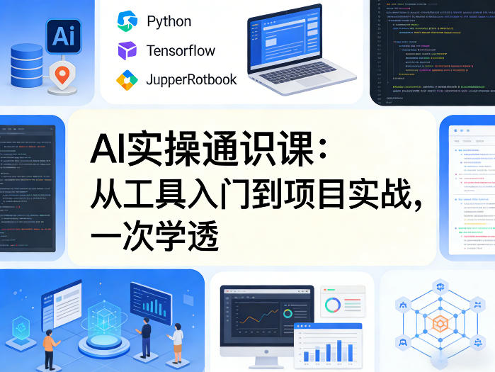 AI实操通识课，从工具入门到项目实战，一次学透-初遇