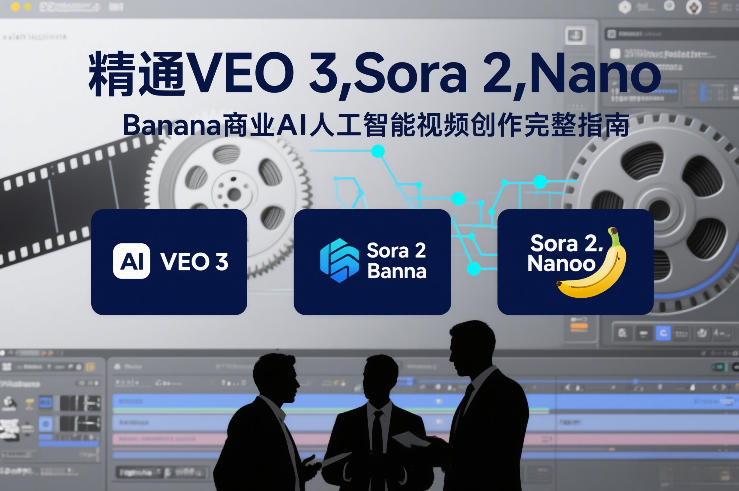 精通VEO 3，Sora 2，Nano Banana商业AI人工智能视频创作完整指南-初遇