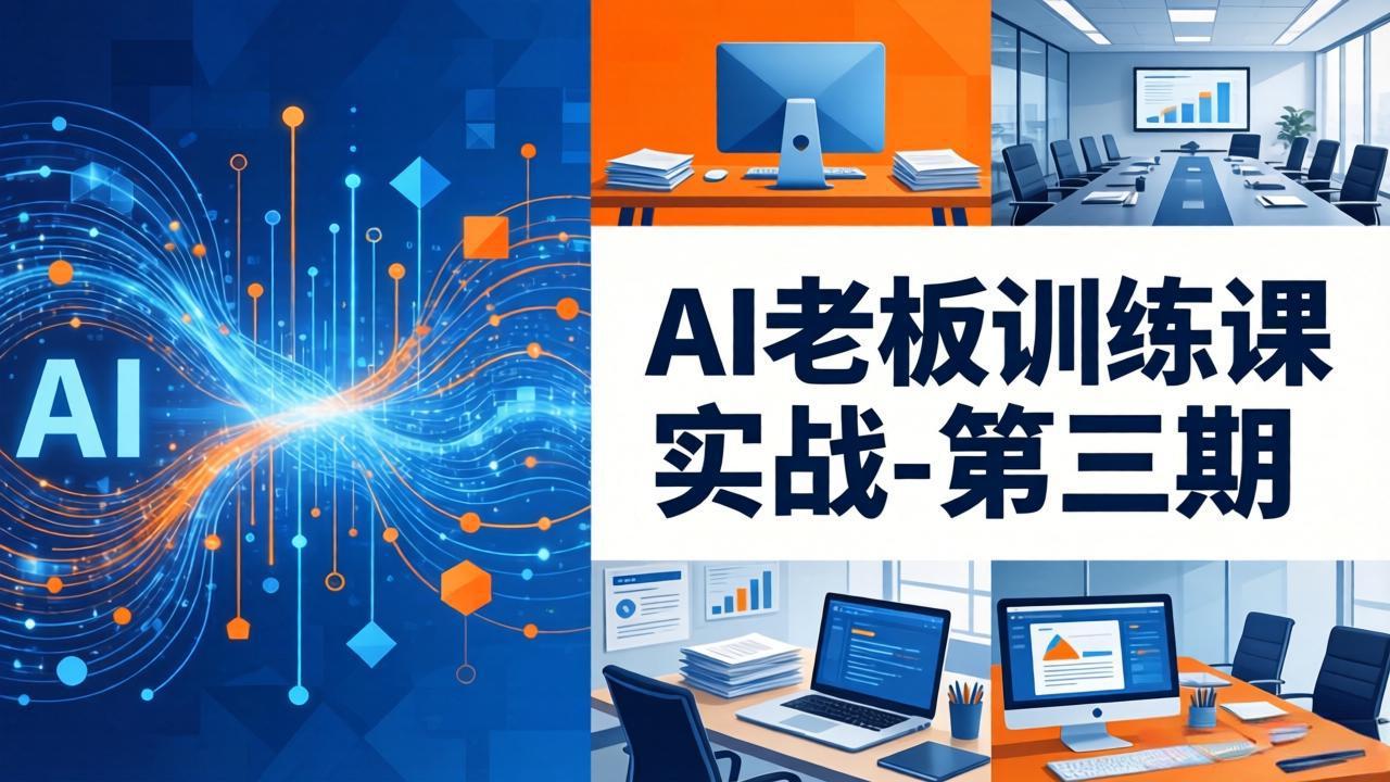 AI老板训练课实战-第三期：AI+内容应用落地教学，从0到1打通AI变现完整路径-初遇