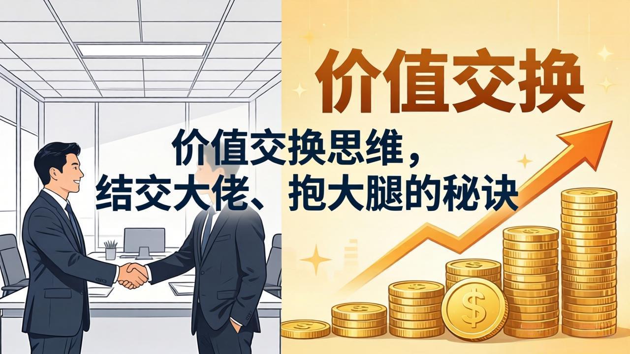 某付费文章：价值交换思维，结交大佬、抱大腿的秘诀-初遇