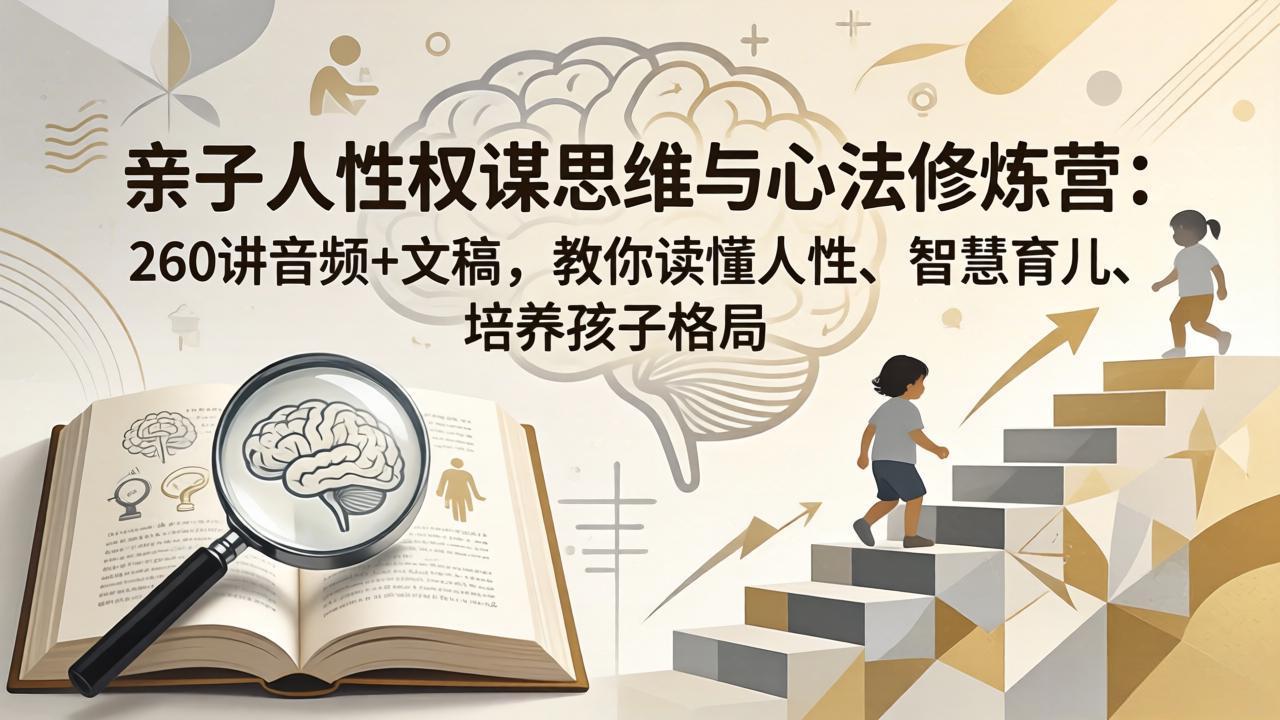 亲子人性权谋思维与心法修炼营：260讲音频+文稿，教你读懂人性、智慧育儿、培养孩子格局-初遇