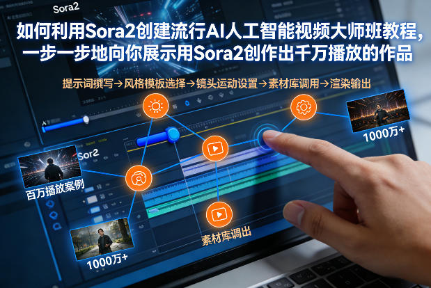 如何利用Sora2创建流行AI人工智能视频大师班，一步一步地向你展示用Sora2创作出千万播放的作品-初遇