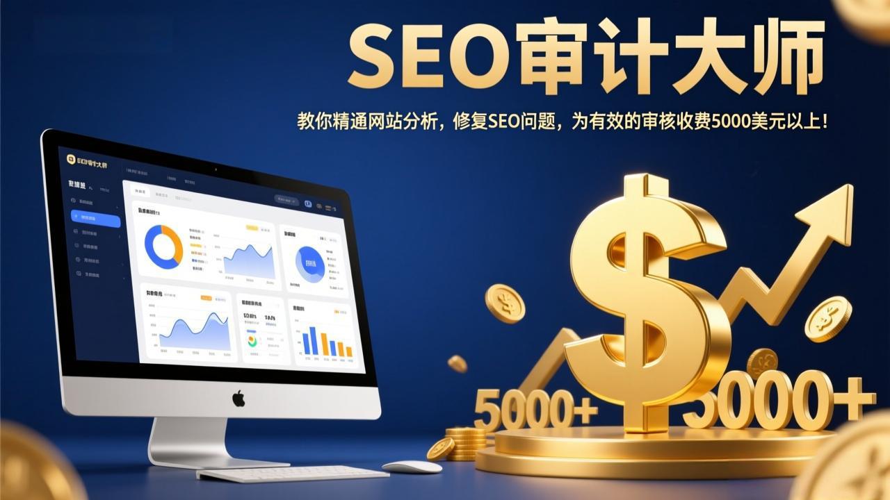 SEO审计大师：教你精通网站分析，修复SEO问题，为有效的审核收费5000美元以上！-初遇