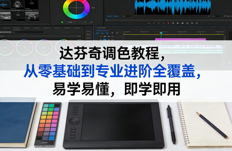 达芬奇调色教程，从零基础到专业进阶全覆盖，易学易懂，即学即用-初遇