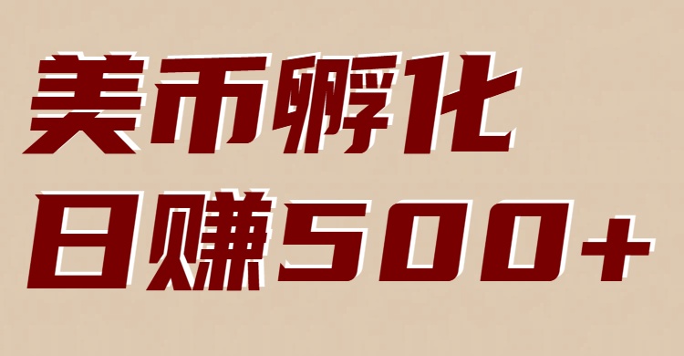 美币孵化：电脑全自动挂机赚美金，小白轻松上手-初遇