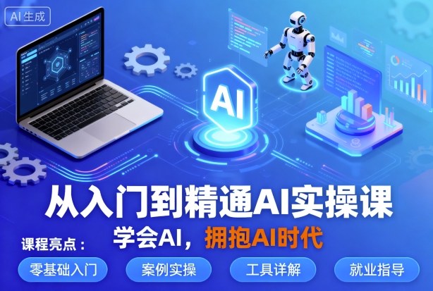 从入门到精通AI实操课,学会AI,拥抱AI时代-初遇