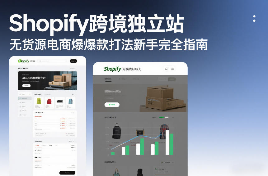 Shopify跨境独立站无货源电商爆款打法新手完全指南-初遇