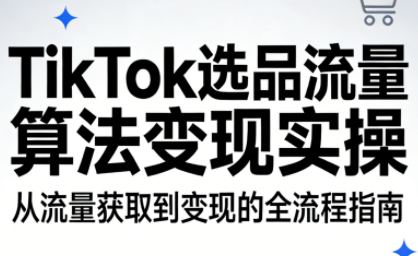 TikTok选品流量算法变现实操-初遇