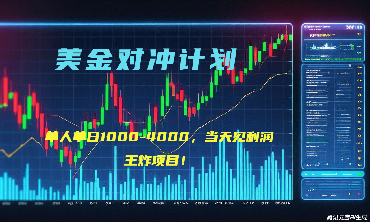 2025年最暴力项目“美金先登计划”最新最强对冲战法,每日实际收益1K-4K-初遇
