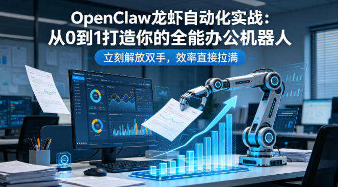OpenClaw龙虾自动化实战：从0到1打造你的全能办公机器人，立刻解放双手，效率直接拉满-初遇