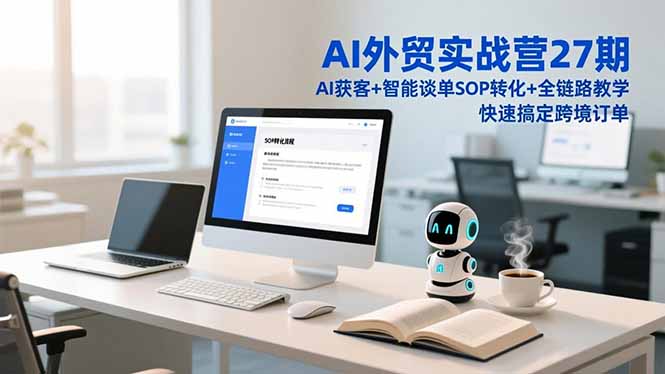 AI外贸实战营27期，AI获客+智能谈单+SOP转化+全链路教学，快速搞定跨境订单-初遇