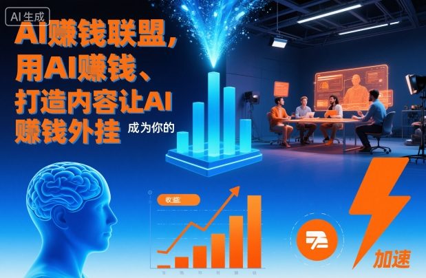 AI賺钱联盟,用AI賺钱、打造内容让AI成为你的賺钱外挂-初遇