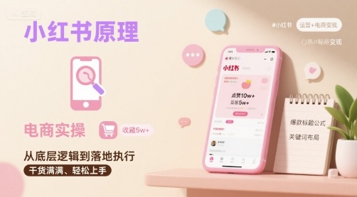 小红书原理以及详细实操流程,小红书电商教程-初遇