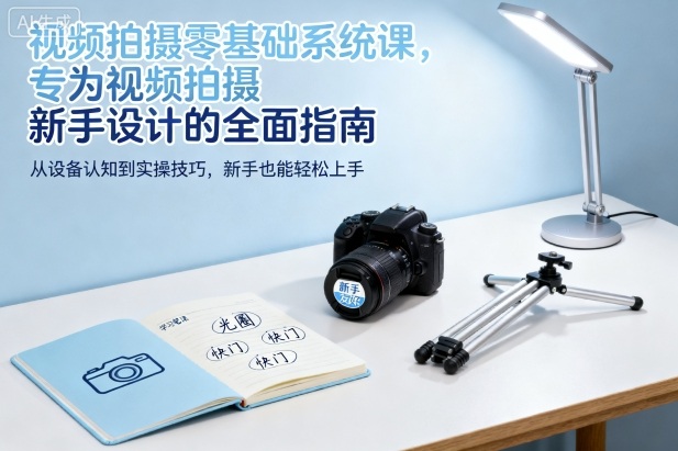 视频拍摄零基础系统课,专为视频拍摄新手设计的全面指南-初遇