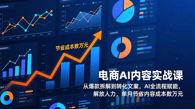 电商AI内容实战课，从爆款拆解到转化文案，AI全流程赋能，解放人力，单月节省内容成本数万元-初遇