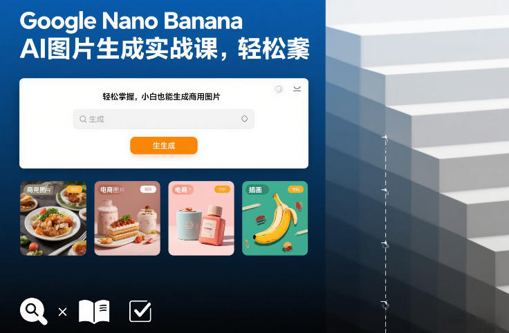 Google Nano Banana AI图片生成实战课，轻松掌握，小白也能生成商用图片-初遇