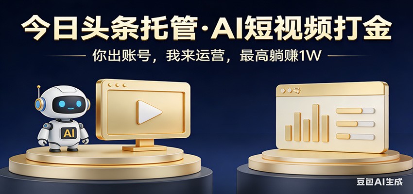 头条号AI托管，我提供作品，你提供账号，每天5分钟发布，小白躺赚3000+-初遇