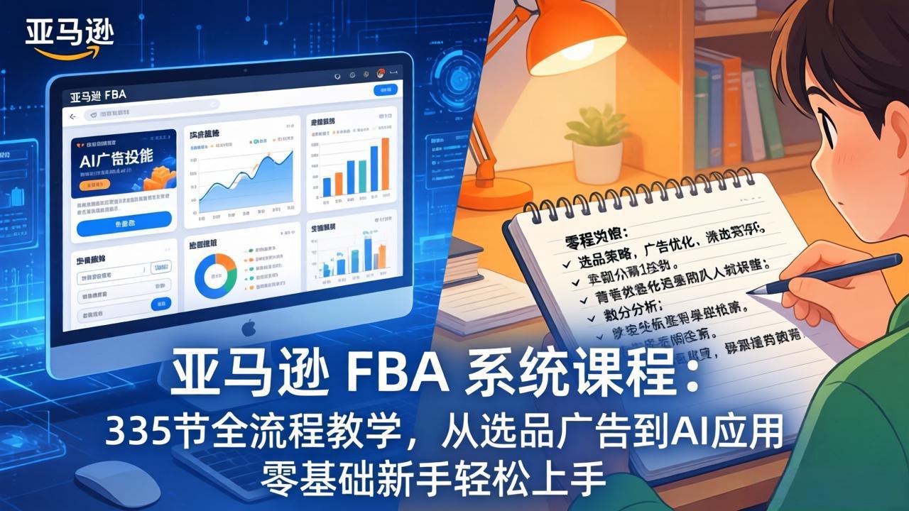 亚马逊 FBA 系统课程(更新26年3月-初遇