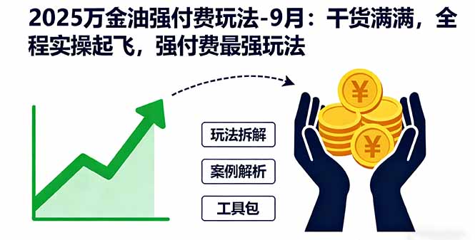2025万金油强付费玩法-9月:干货满满,全程实操起飞,强付费最强玩法-初遇