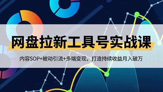 网盘拉新工具号实战课,内容SOP+被动引流+多端变现,打造持续收益月入破万-初遇