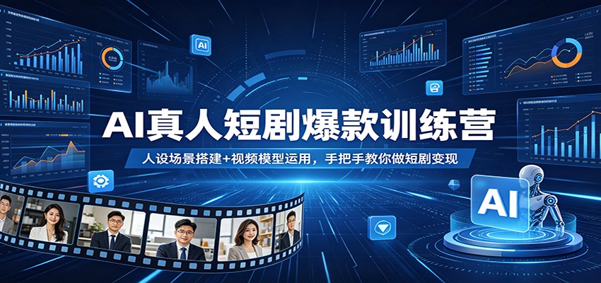AI真人短剧爆款训练营：人设场景搭建+视频模型运用，手把手教你做短剧变现-初遇